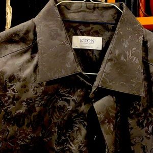 Eton Men’s Dress Shirt 44 Slim Neck 17.5 New Never Worn